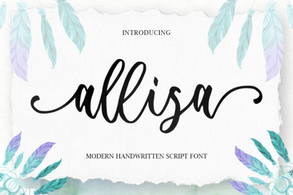 Allisa Typeface Review: Modern Script Elegance