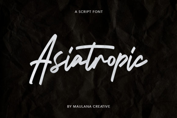 Asiatropic: A Handwritten Font for Modern Web Design