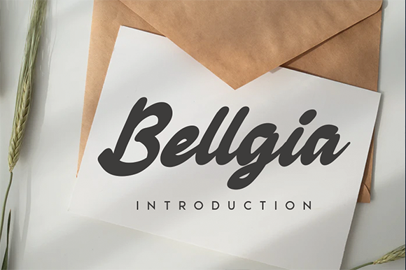Bellgia Font: Handwritten Charm for Makers