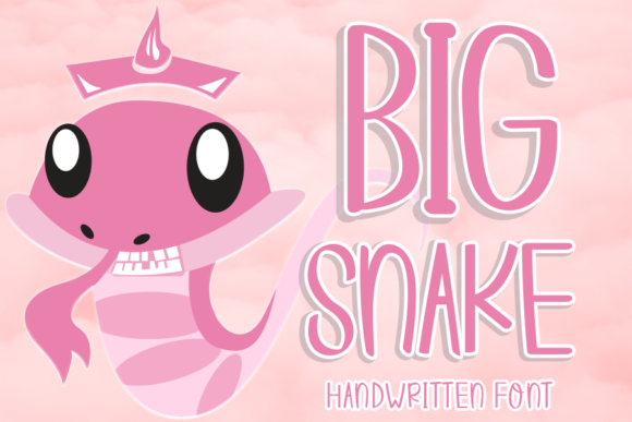 Big Snake: A Handwritten Font for Social Media