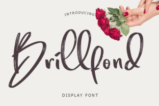Brillfond: A Handwritten Typeface for Modern Editorial Design