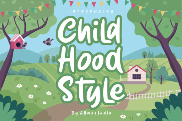 Childhood Style: A Playful Font for Web Design
