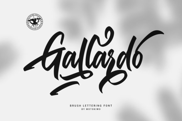 Gallardo: The Brush Handwritten Font for Crafters