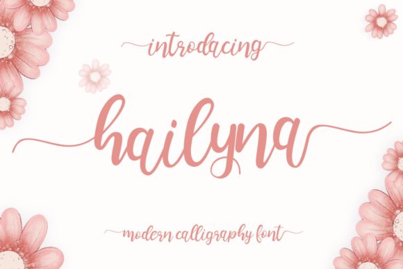 Hailyna: A Handwritten Font for Digital Design