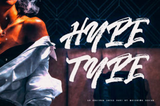 Hypetype: A Painted Brush Font for Makers