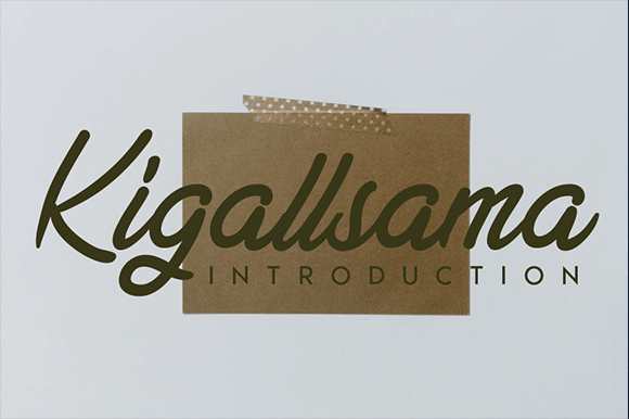 Kigallsama Font: Elevate Your Handmade Brand