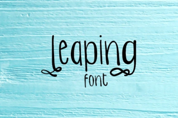 Leaping Font: A Handwritten Typeface for Branding