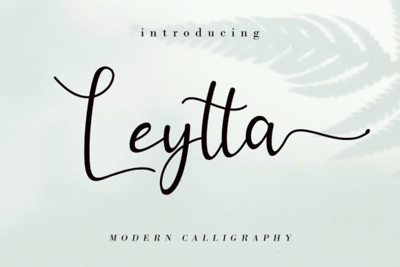 Leytta: A Handwritten Font for Warm Branding