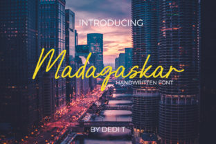 Madagaskar: A Handwritten Font for Bold Campaigns
