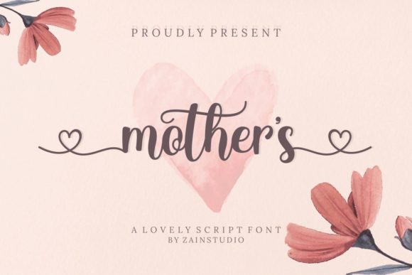 Mother s: A Handwritten Font for Modern Web Design