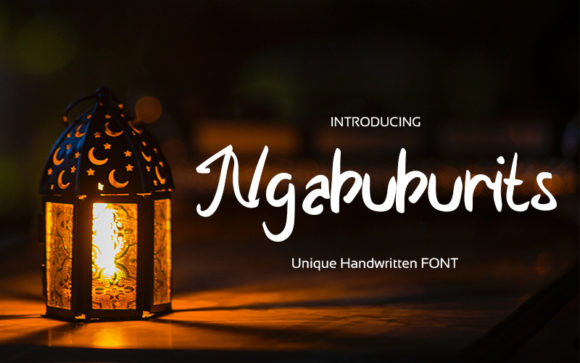 Ngabuburits: A Handwritten Font for Elegant Branding
