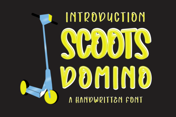 Scoots Domino: A Handwritten Font for Branding
