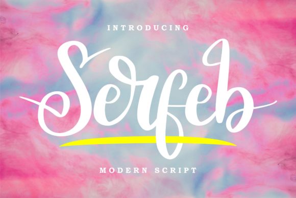 Serfeb: A Handwritten Font for Editorial Design