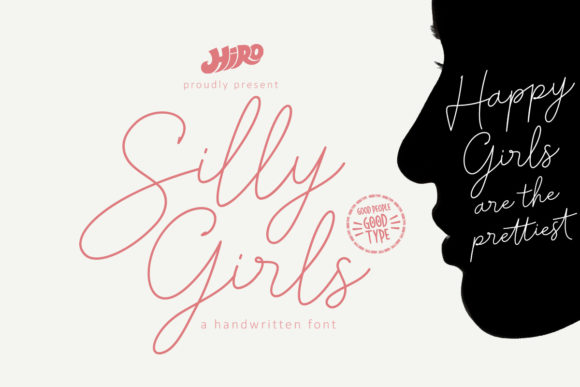 Silly Girls Font: Elegant Script for Makers