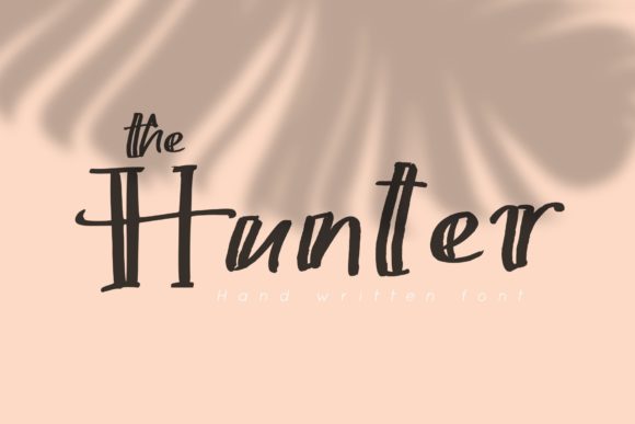 The Hunter Font: A Quirky Handwritten Typeface for Makers