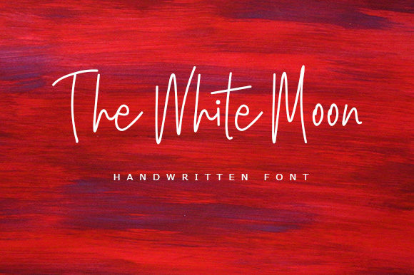 The White Moon Font for Crafters